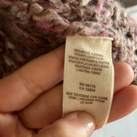 FREE PEOPLE ~ Wool knit sweater with balloon sleeves - Picture 4 of 5